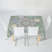 Octo heller arabesque Maurische Steine grün Tischdecke