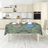 Octo heller arabesque Maurische Steine grün Tischdecke