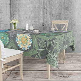 Octo heller arabesque Maurische Steine grün Tischdecke