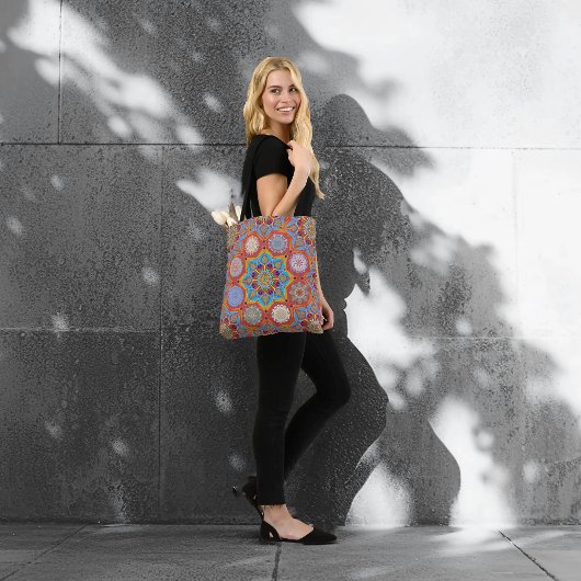 Octo helltener arabeske maurisch Roter Stil Tasche