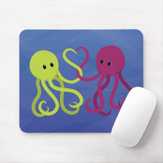 Octo Liebe Mousepad (Mit Mouse)