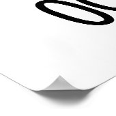 Octo-poos Funny Octopus Pun Poster (Ecke)