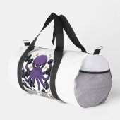 Octo Pump Gym Bag | Angry Octopus Fitness Design Duffle Bag (Rechte Ecke)