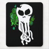Octo Schädelgrün Mousepad (Vorne)