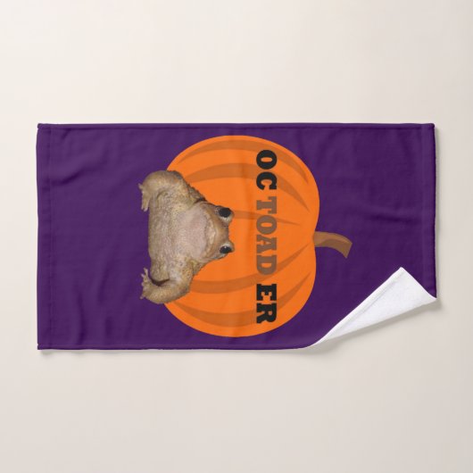 Octoader Halloween Pun With Toad Holiday Fun Badhandtuch Set (Handtuch)