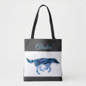 OctoAlaska & Borealis Run Tote Bag Tasche (Vorderseite)