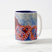 OctoAlaska mug Zweifarbige Tasse (VorderseiteRechts)