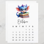 October Baby Dragon Cozy Storybook Fantasy (Vorne/Hinten)