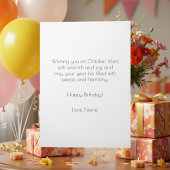 October Birth Flower Birthday Card | Marigolds Karte