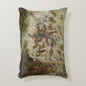 October Fun Whimsical Autumn Forest Animals  Dekokissen (Vorderseite(Vertikal))