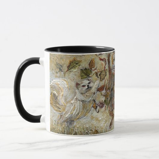 October Fun Whimsical Autumn Forest Animals Tasse (Links)