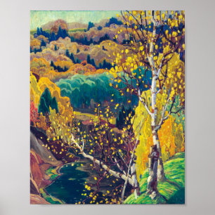 October Gold   Franklin Carmichael   Poster