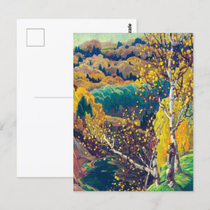 October Gold Franklin Carmichael Postkarte