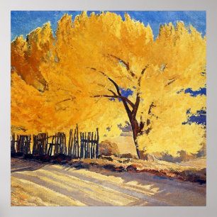 „October Gold“ von Maynard Dixon Poster