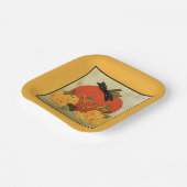 October Halloween Bridal Shower Pappteller (Gewinkelt)