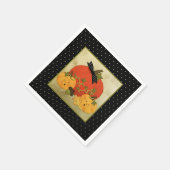 October Halloween Bridal Shower Serviette (Ecke)