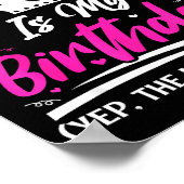 October Is My Birthday The Whole Month October Bir Poster (Ecke)