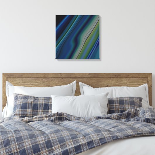 October Rain Leinwanddruck (Insitu (Schlafzimmer))