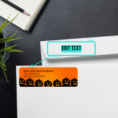 October Themed Personalized Address