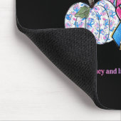 October We Wear Nk & Blue Pregnancy Infant Los Mousepad (Ecke)
