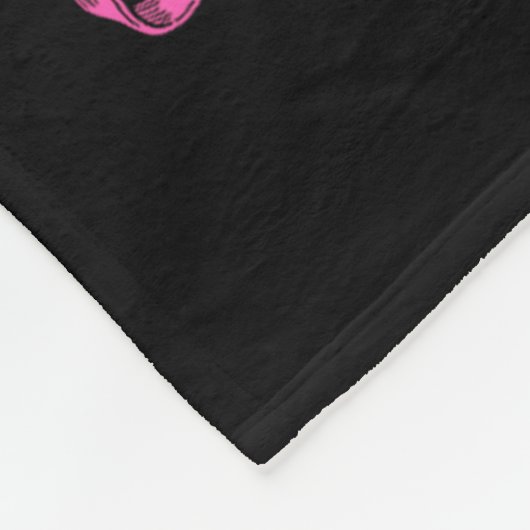 October We Wear Nk Breast Cancer Awareness Stal Wo Fleecedecke (Ecke)