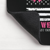 October We Wear Nk Breast Cancer Awareness Stal Wo Mousepad (Ecke)