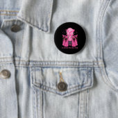 October We Wear Nk Witch Halloween Breast Cancer A Button (Beispiel)