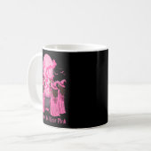October We Wear Nk Witch Halloween Breast Cancer A Kaffeetasse (Vorderseite Links)