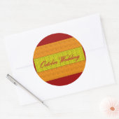 "October Wedding" Elegant Sticker (Umschlag)
