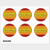 "October Wedding" Elegant Sticker (Blatt)