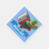 Octoberfest Accordion Serviette (Ecke)