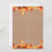 Octoberfest Beer & Bottles Kinderdusche Einladung (Rückseite)