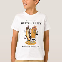 Octoberfest Brats Bierfall Party Retro Kid's
