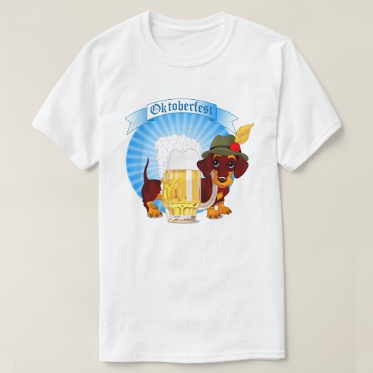 Octoberfest Dackel T - Shirts (Design vorne)