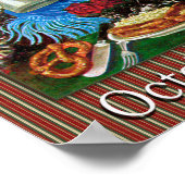 Octoberfest Poster sehr alter Postkarte (Ecke)