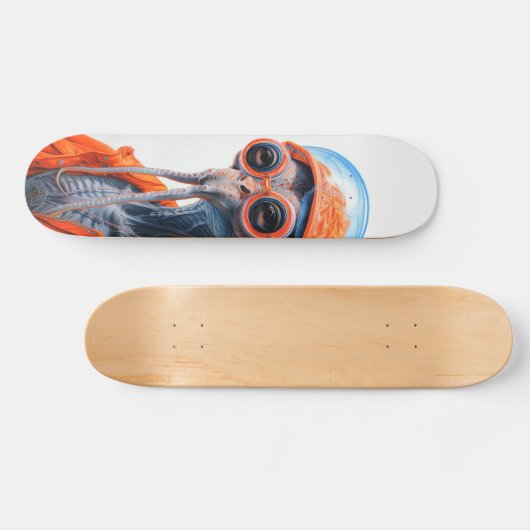Octohipster 7 3/4" skateboard (Horizontal)