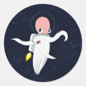 Octonaut Runder Aufkleber (Vorderseite)