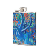 Octopacifica Vinyl Wrapped Flask Flachmann (Links)