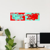 Octopi Attraktion Poster (Heimbüro)