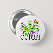 Octopi Button (Vorne & Hinten)