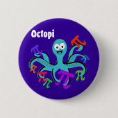 Octopi Button (Vorderseite)