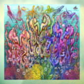 Octopi Fensteraufkleber (Blatt 3)