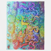 Octopi Fleece Blanket (Vorderseite)