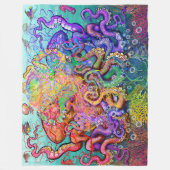 Octopi Fleece Blanket (Vorderseite)