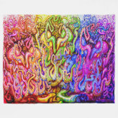 Octopi Fleece Blanket (Vorderseite (Horizontal))