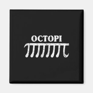 Octopi Funny Pi Geschenk für Pi Day Mathematik Lie Magnet