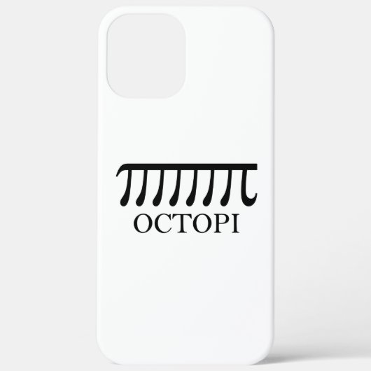 Octopi - Funny Pi Octopus Math Case-Mate iPhone Hülle (Rückseite)