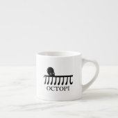 Octopi - Funny Pi Octopus Math Espressotasse (Rechts)