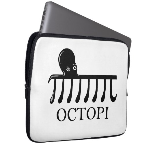 Octopi - Funny Pi Octopus Math Laptopschutzhülle (Vorne Rechts)