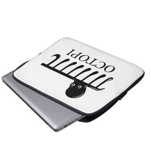 Octopi - Funny Pi Octopus Math Laptopschutzhülle (Vorne Knopf)